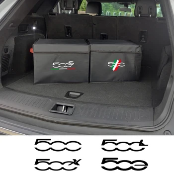 1 Бр. Автомобилен Стайлинг Багажника на Колата Сгъваем Органайзер Кутия За Съхранение на Fiat 60th 500 L S X 500 500L 500S 500X 500C 500Е Автоаксесоари