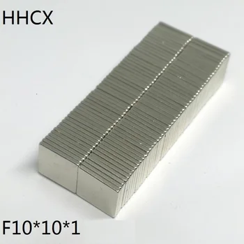 10 20 50 100 бр./лот магнит 10*10*1 Силен МАГНИТ N35 NdFeB 10x10x1 Блок мощни неодимовых магнити 10x10x1