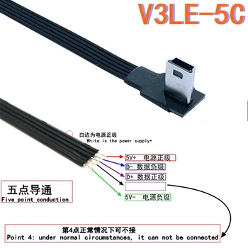 10 см, 30 см DIY MINI USB 2.0 Мъжки Женски Конектор 4 Пин 5 Пинов кабел за Удължаване Проводник на захранващия Кабел Зареждане и Прехвърляне на Данни