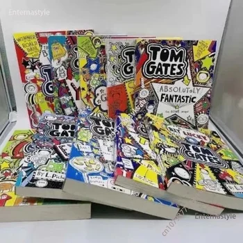 10 тома на комикса Том Гейтс с графити на английски език Весел модул за обучение комикс Английски оригинал Libro Livre