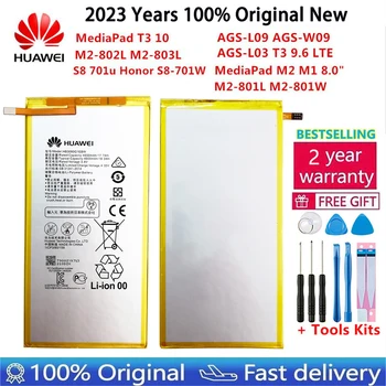 100% Оригинална Батерия За Huawei MediaPad T1 T3 10 M1 M2 M3 Lite 8,0
