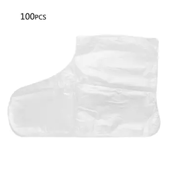 100шт за Еднократна употреба пластмасови Покривала за крака Прозрачни Пинеток за Парафиновой вани Нов Челночный кораб