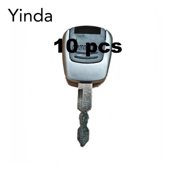 10ШТ Ключ R-9 21Q4-00090 Ключа за запалване сив цвят за багер Hyundai