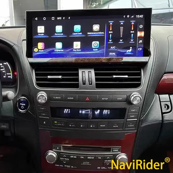 12,3-инчов Авто Android Qled на Екрана на радиото в колата За Lexus LS460 LS600 2006-2012 Мултимедиен Плеър Navi Стерео GPS Главното устройство CarPlay