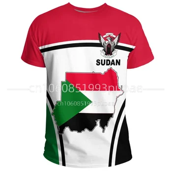 2023 Нова ежедневни hoody Африканската Зона в етнически племенно стил с лятна принтом, тениска с активен флага на Южен Судан, мъжки блузи