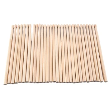 30 БР. Дървени моливи HB под формата на барабанни пръчки, канцеларски материали за училището и офиса