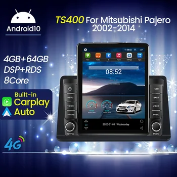 Android 11 Стерео Радио Авто Мултимедиен Плейър За Mitsubishi Pajero Montero V31 Cheetah Kingbox Аудио 2 Din GPS Навигация