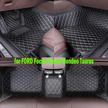 CRLCRT Висококачествени Кожени Автомобилни Стелки за FORD Focus Fusion Mondeo Taurus Mustang GT Territory Ranger автоаксесоари Carpe