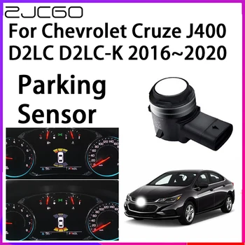 ZJCGO Комплект Сензори за Паркиране Автомобилен Парктроник С Подсветка на Задния Радар Система за Мониторинг за Chevrolet Cruze J400 D2LC D2LC-K 2016 ~ 2020