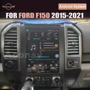Автомагнитола Android 128 GB 2din за Ford F150 2015-2021 авто стереосистемный мултимедиен плейър Google wireless carplay radio