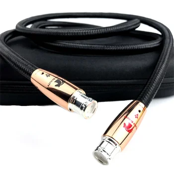 Балансный кабел Black Beauty XLR, монолитен КПС + мед аудиоусилитель HiFi, аналогов интерфейсен балансный кабел с батерия 72