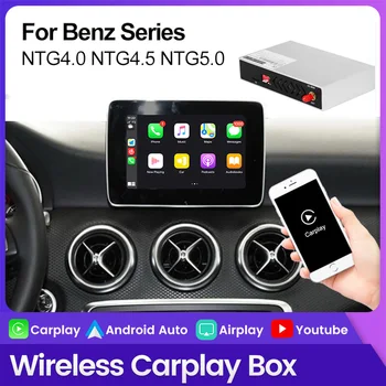 Безжична Apple Carplay Декодер Кутия За W166 W176 W205 W212 W218 W246 W207 ML G C207 C117 R172 X156 W204 Android Auto БТ AirPlay