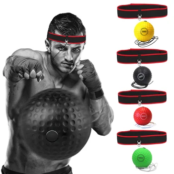Боксовия тренировъчен топката, круша топката, оборудване за MMA, повышающая скорост с регулируема лента за глава, детски боксерское екипировка, отличен рефлекс за точност