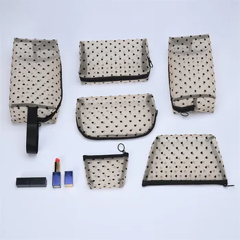 Дамски преносими чанти за съхранение на козметика, многофункционални чанти за съхранение на тоалетни принадлежности, дамски чанти-организаторите за четки за грим, ултра-леки чанти