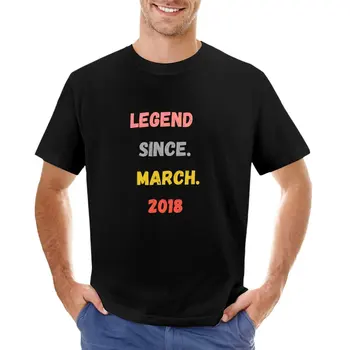 Деца 5 години Легендата март 2018 г., Тениска на 4-ти рожден ден, мъжко облекло, риза с домашен любимец принтом за момчета, плътно прилепнали тениски за мъже
