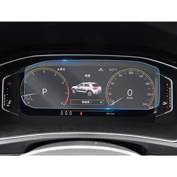 За Volkswagen VW T-Roc 2018-2022 Таблото на Автомобила инструментално табло LCD Екран от Закалено Стъкло Защитно Фолио Против Надраскване