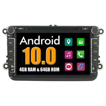 За VolksWagen За VW Amarok 2009-2012 Android 10,0 Авторадио Bluetooth GPS Сателитна Навигационна Система, Navi + DVD-радио CarPlay