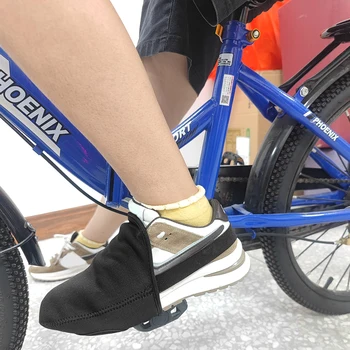 Защитен калъф за наем с ключалка на половината от чорап, водоустойчив калъф за галош с ключалка на чорап за планински велосипеди, Топъл мотор оборудване
