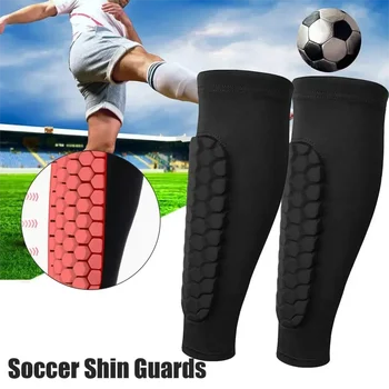 Защитни клетки за пищяла, ръкави за крак, 1 бр., спортни щитове за леггинсов, футболни щитове, футболна екипировка