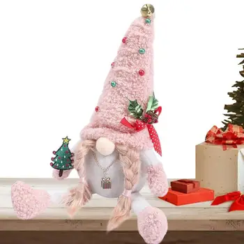 Коледен Безлични Джудже, плюшен Кукла-Фея, Безлични Джуджетата, Меки Плюшени Джуджета, Плюшени Играчки, Коледна Украса за Джуджета през Зимата