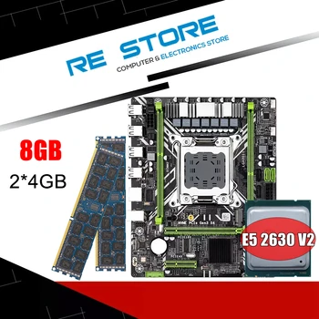 Комплект дънната платка Kllisre X79 E5 2630 V2 LGA 2011 процесор 2 * 4 GB = 8 GB оперативна памет DDR3 1333 ECC RAM