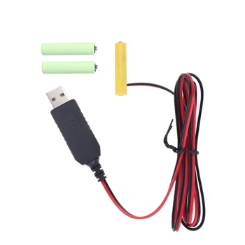 Линия Элиминаторов захранващ Кабел USB 5V 2A - 4.5V1A ще Замени Батерии 3x 1.5 V LR03 AAA за Играчка Дистанционно Управление