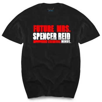 Лицензирана риза за възрастни Criminal Minds Spencer Reid Future Bride, памучни мъжки тениски S-3XL