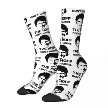 Луди дамски чорапи, забавен продукт Hoff, меки спортни чорапи Дейвид Хассельхоффа, сезон подарък за рожден ден