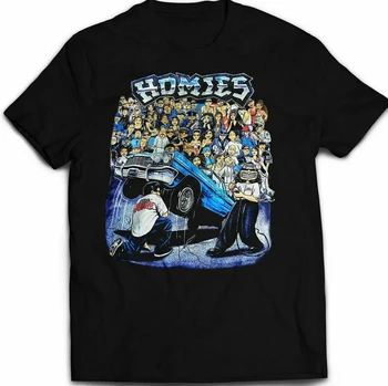 Мъжки t-shirt Homies, градинска облекло в ретро стил, тениска унисекс