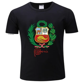 Мъжки брандираната тениска, черна и нова тениска fahsion с кръгло деколте, мъжки дрехи на Стопанските Перу, Homme, висококачествени ежедневни тениска