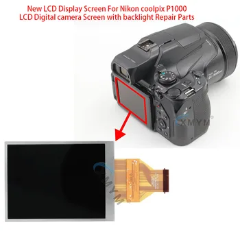 Нов LCD дисплей за цифров фотоапарат Nikon coolpix P1000, LCD екран с подсветка, резервни Части за ремонт на