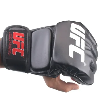 Нов стил модерни спортни ръкавици за възрастни меки боксови ръкавици с тематика на половин пръст