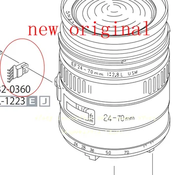 нова запчасть за ремонт на фотоапарати 1 поколение EF 24-70 mm f/2.8 L USM ZOOM brush YB2-0360-000 за Аксесоари canon 24-70 lens brush