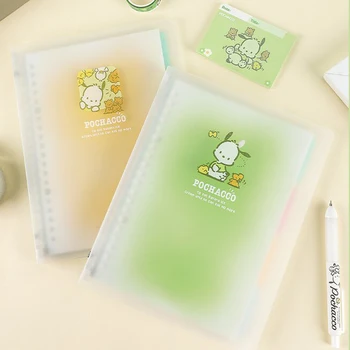 Нови Бележка Книги Sanrio Сладък Cartoony Бележник Kawaii Pochacco A5 Подложка За Студентски Бележки Коледен Подарък Награди Ежедневно Запис