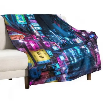Нови Нео токийские киберпанковские вибрации, Вертикално одеяло, Топло одеяло, пътно одеяло, Пухкави, Меки завивки