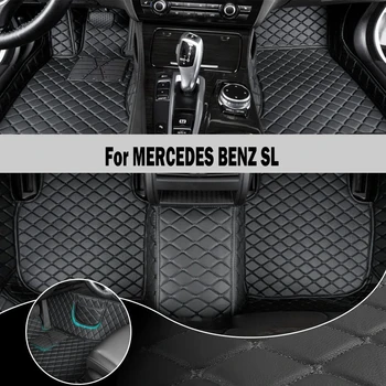 Обичай Авто Подложка За Пода на MERCEDES BENZ SL 2013-2018 Г. Освобождаването е една Подобрена Версия на Аксесоари За Краката Coche Килими