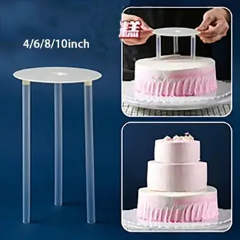 Рамка за многослойни торта, Практични подложки, под формата на кръгли подложки за десерт, скоба за подреждане на кухнята, инструменти за печене на торта декор