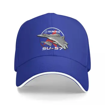 Руският изтребител Sukhoi SU-57, бейзболна шапка, шапка за голф, е иконата, Забавна шапка, мъжки шапки, дамски