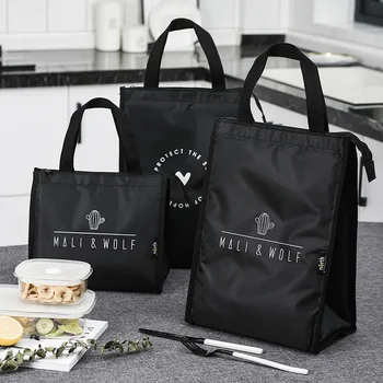 Случайна чанта за обяд в контрактном стил, Здрава чанта за Bento, Термоизолированный Обяд-бокс, чанта-хладилник, контейнер за обяд Lonchera