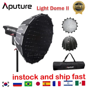 Студиен Рефлектор Aputure Dome Light II Softbox с Монтиране Bowens за Aputure 120T 120D 120D II 300D 300D II 600D PRO LED Video Light