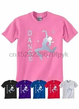 Танцуй! Подарък под формата на тениска за момчета и момичета в стил чечеточного уличен танц на възраст от 1 до 13 години