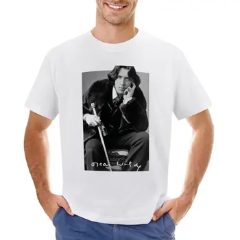 Тениска Oscar Wilde обичайната големи размери мъжка тениска оверсайз