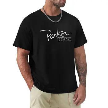 Тениска Parker Guitars, сладки потници, тениски, мъжки тениски в тежка категория, плътно прилепнали тениски за мъже
