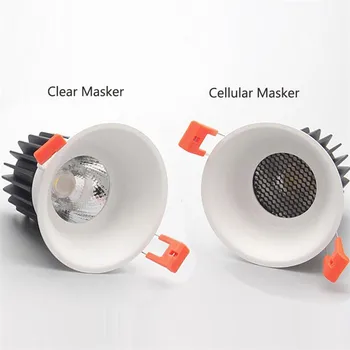 Тръба Фонови Прожектори COB 7 W 10 W И 12 W Мобилен Маскер-glare LED Дневна Спалня Подобрения в дома