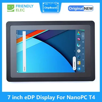 Удобен 7-инчов LCD дисплей eDP със сензорен екран HD702E за NanoPC T4 800 * 1280p