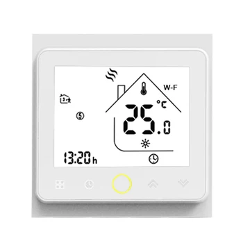 Умен термостат Intellight Регулатор на температурата 5A водно подово отопление за къща Без Wi-Fi - Бял