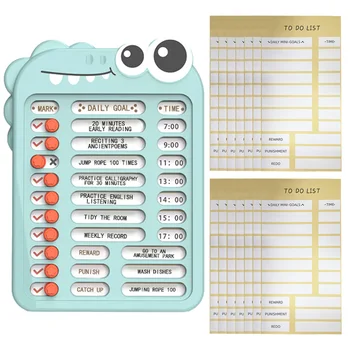 Училищно планиране на График Дъска със задачи Таблица ежедневните дела Бележки Списък със задачи за дома Позвънете на Пластмасови офис рана