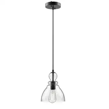 Черно окачен тавана лампа, регулатор на кабела, стъклена лампа, led крушки В комплект Аксесоари за спалня, настолна лампа в скандинавски стил, Хо