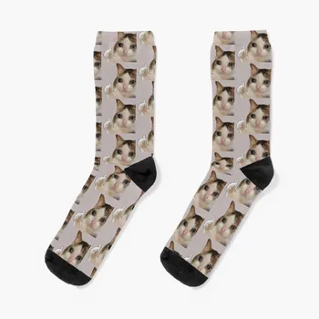 Чорапи Еад Cat Thumbs Up в стил хип-хоп, подарък мъжки чорапи на щиколотке, дамски чорапи