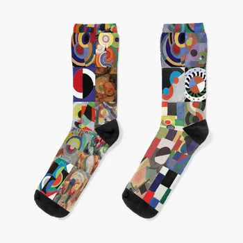 Чорапи Соня Delaunay, много професионални чорапи за джогинг, дамски и мъжки чорапи с подгряване